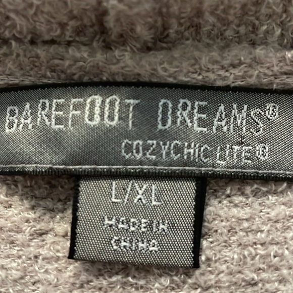 Barefoot Dreams Black Duster Robe - Picture 4 of 4